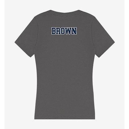 Xavier - NCAA Men's Track & Field : Rania Brown - Women's V-Neck T-Shirt-1