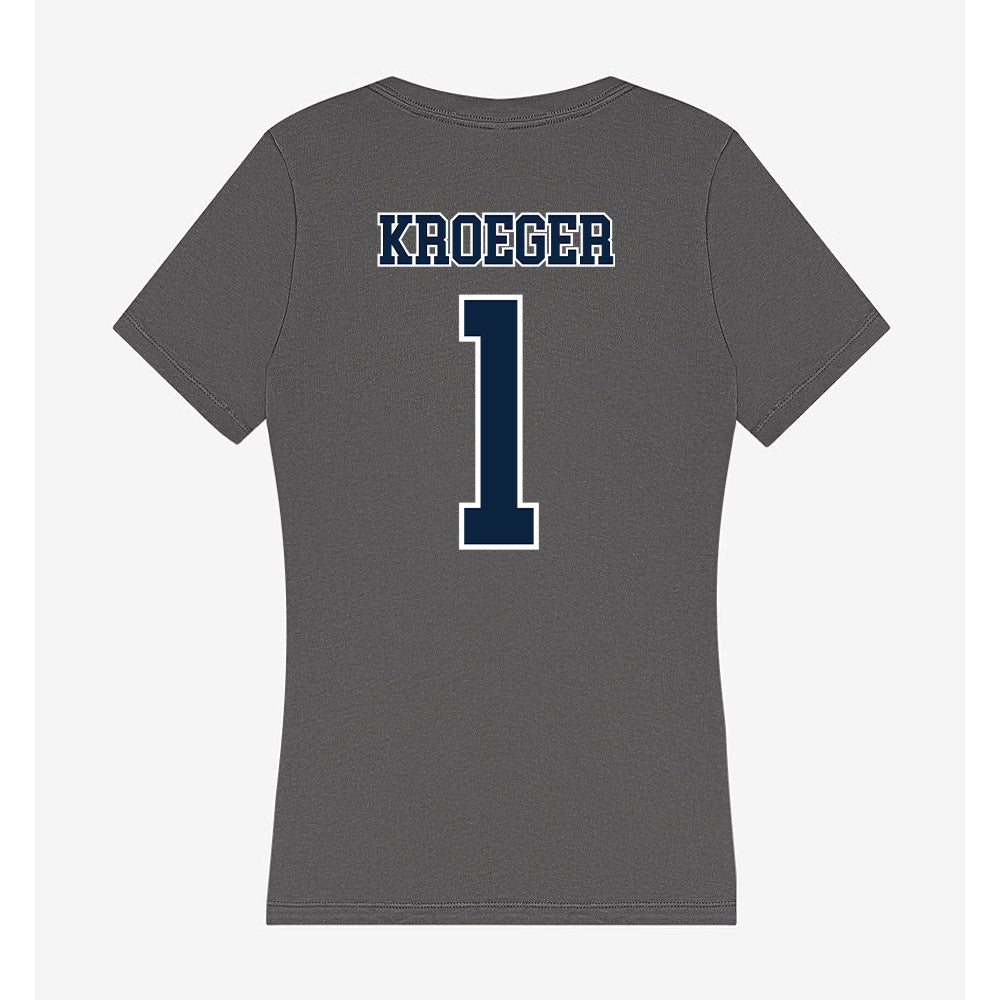 Xavier - NCAA Women's Volleyball : Sadie Kroeger - Women's V-Neck T-Shirt-1