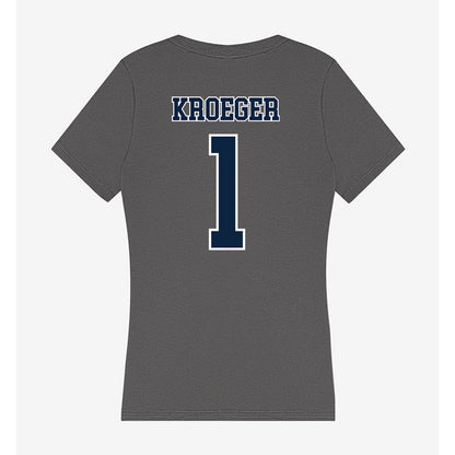 Xavier - NCAA Women's Volleyball : Sadie Kroeger - Women's V-Neck T-Shirt-1
