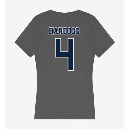 Xavier - NCAA Women's Soccer : Kyra Hartogs - Women's V-Neck T-Shirt-1