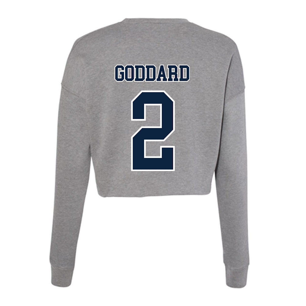 Xavier - NCAA Women's Soccer : Cameron Goddard - Women's Cropped Crew Fleece-1