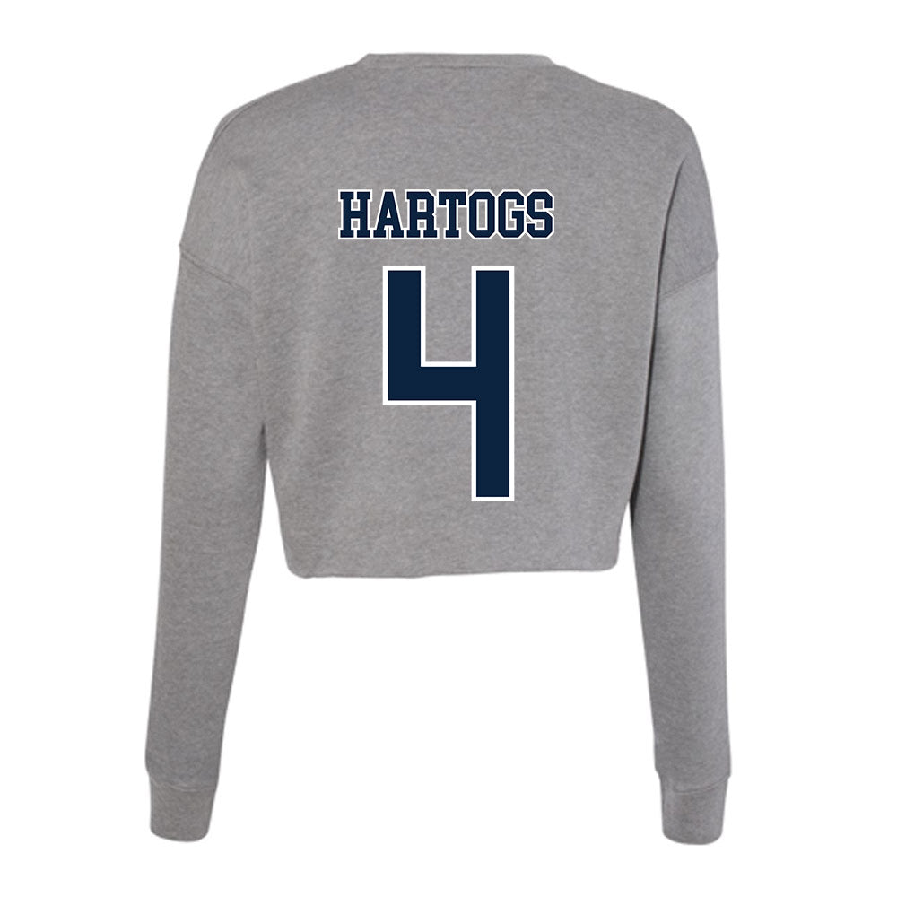 Xavier - NCAA Women's Soccer : Kyra Hartogs - Women's Cropped Crew Fleece-1