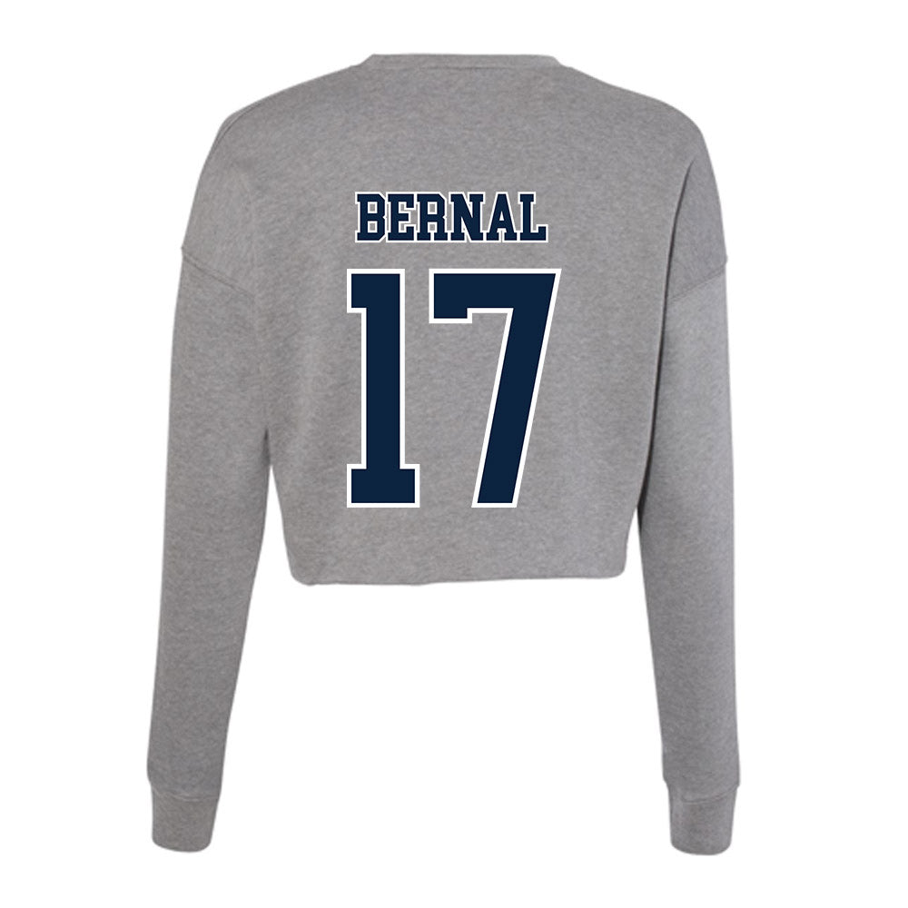 Xavier - NCAA Men's Soccer : Fabrizio Bernal - Women's Cropped Crew Fleece-1