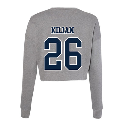 Xavier - NCAA Women's Soccer : Fiona Kilian - Women's Cropped Crew Fleece-1