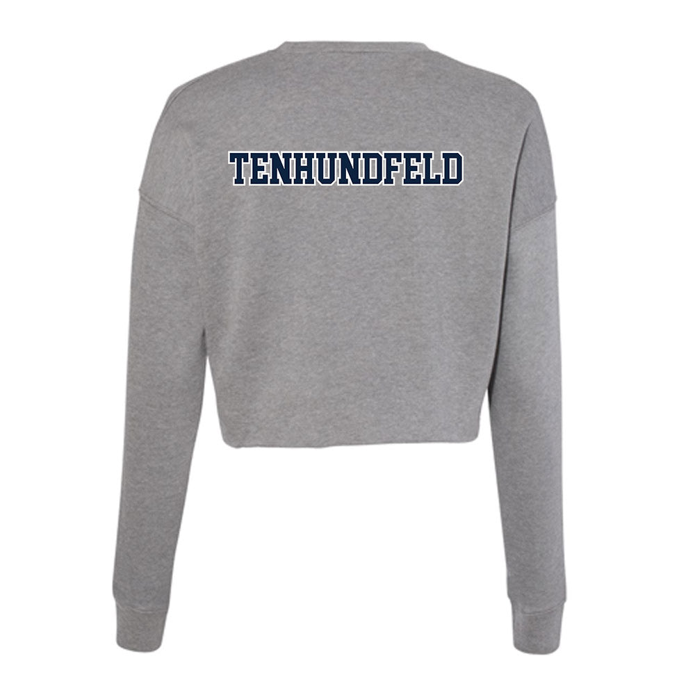Xavier - NCAA Women's Swimming & Diving : Emma Tenhundfeld - Women's Cropped Crew Fleece-1
