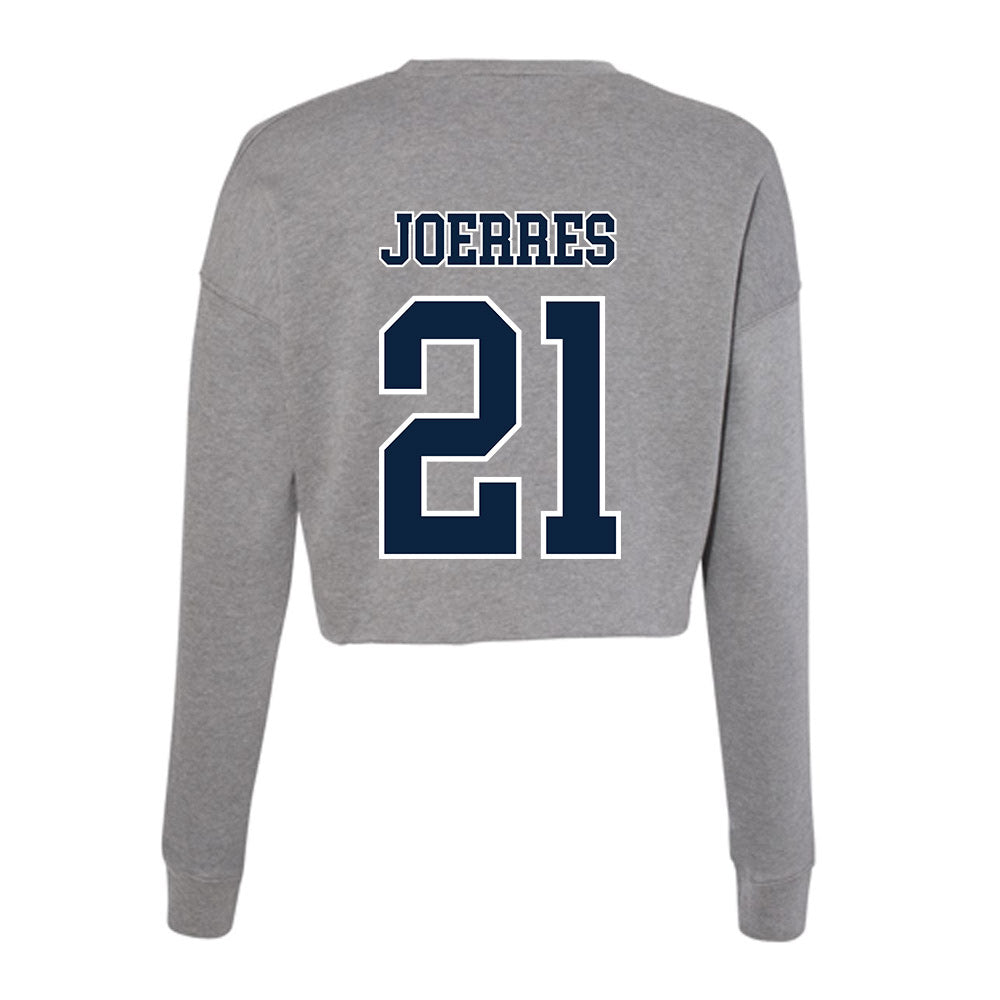 Xavier - NCAA Women's Lacrosse : Addi Joerres - Women's Cropped Crew Fleece-1