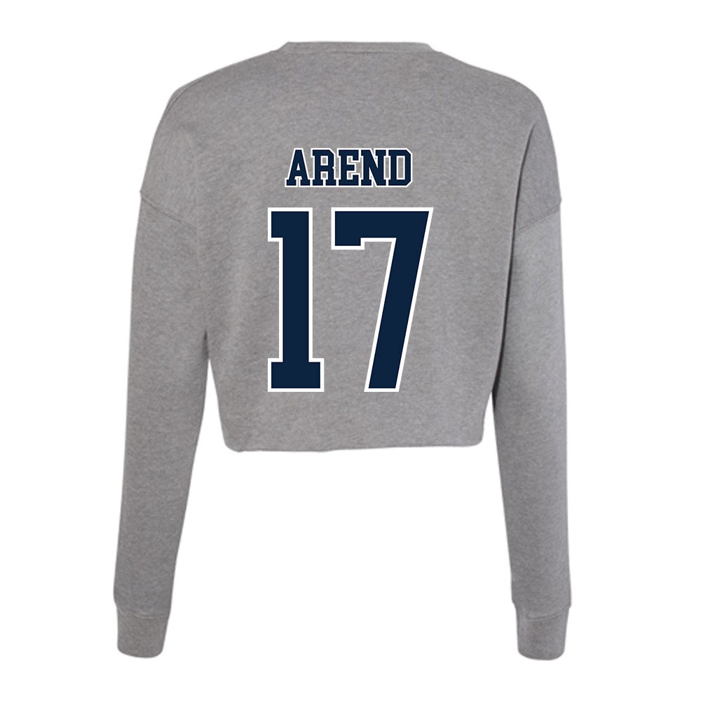 Xavier - NCAA Baseball : Joey Arend - Women's Cropped Crew Fleece-1