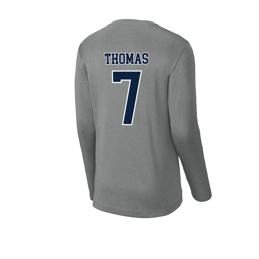 Xavier - NCAA Baseball : Tanner Thomas - Activewear Long Sleeve T-Shirt-1