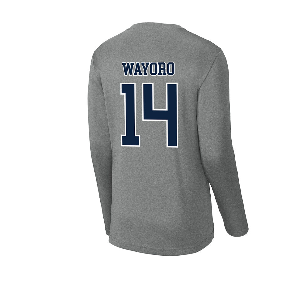 Xavier - NCAA Men's Soccer : Immanuel Wayoro - Activewear Long Sleeve T-Shirt-1