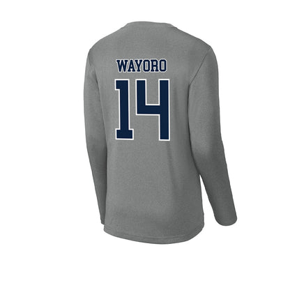 Xavier - NCAA Men's Soccer : Immanuel Wayoro - Activewear Long Sleeve T-Shirt-1