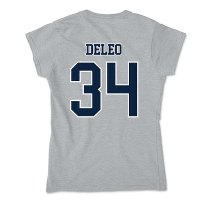 Xavier - NCAA Baseball : Asher DeLeo - Soft Style Women’s T-Shirt-1