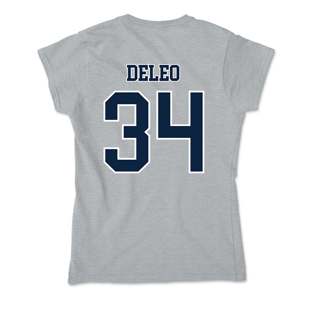Xavier - NCAA Baseball : Asher DeLeo - Soft Style Women’s T-Shirt-1