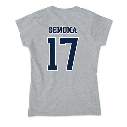 Xavier - NCAA Women's Volleyball : Gabby Semona - Soft Style Women’s T-Shirt-1