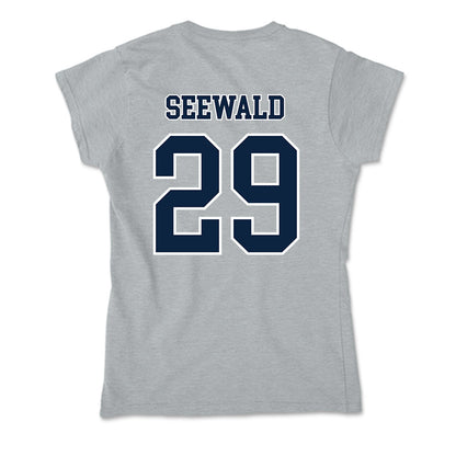 Xavier - NCAA Women's Lacrosse : Julia Seewald - Soft Style Women’s T-Shirt-1
