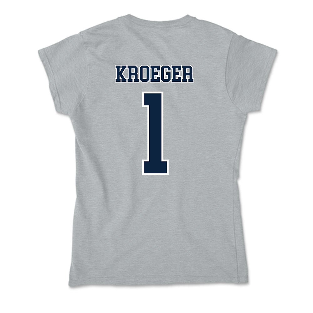 Xavier - NCAA Women's Volleyball : Sadie Kroeger - Soft Style Women’s T-Shirt-1
