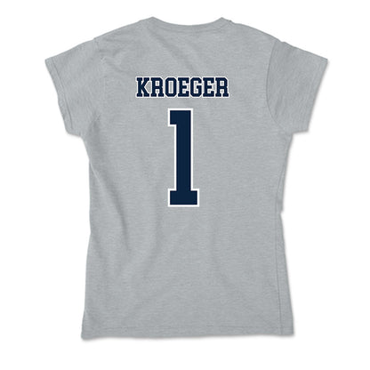 Xavier - NCAA Women's Volleyball : Sadie Kroeger - Soft Style Women’s T-Shirt-1