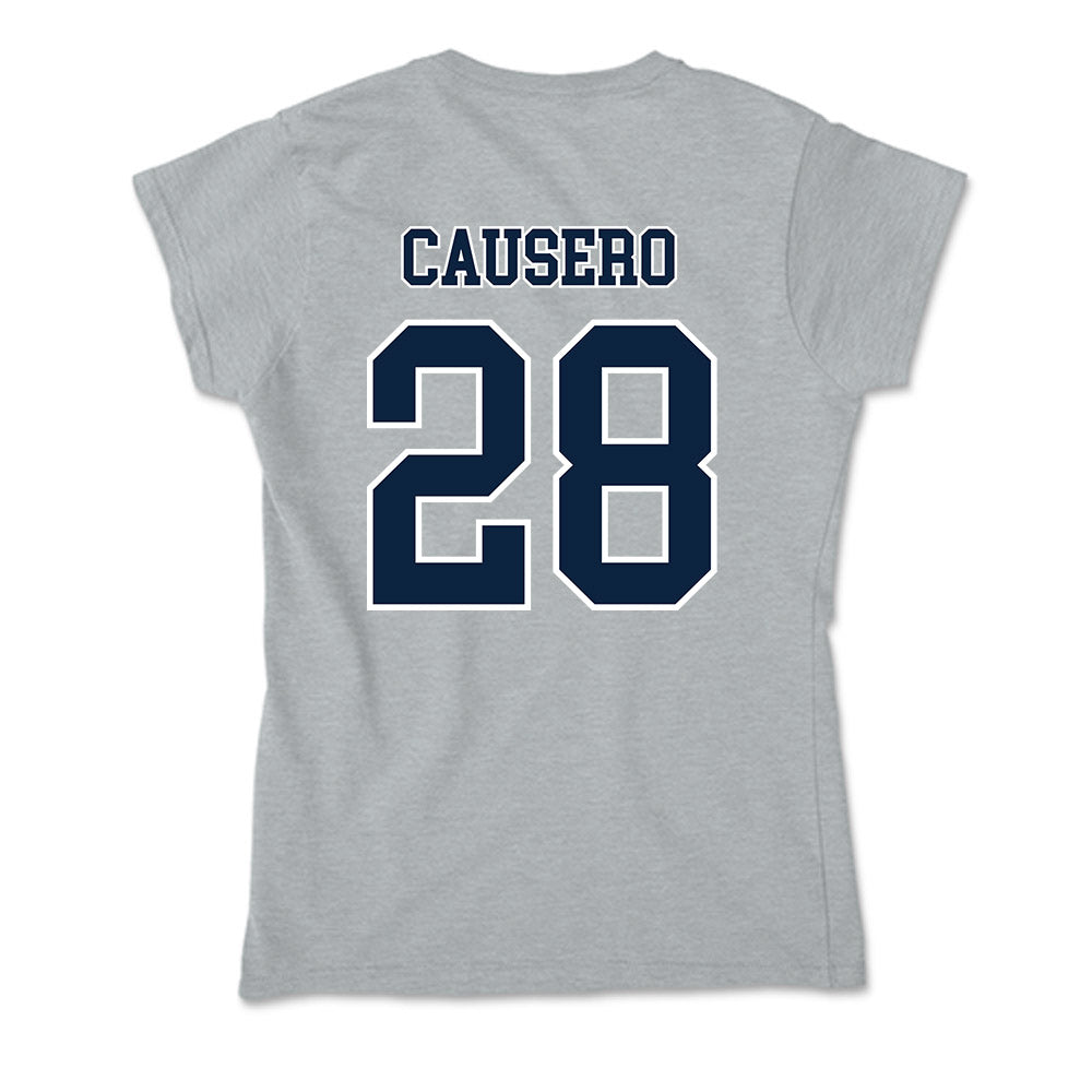 Xavier - NCAA Baseball : Lincoln Causero - Soft Style Women’s T-Shirt-1