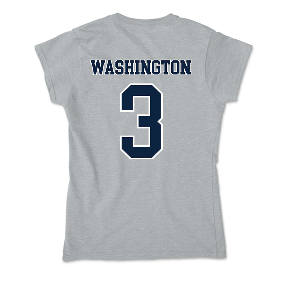 Xavier - NCAA Men's Basketball : Tru Washington - Soft Style Women’s T-Shirt-1