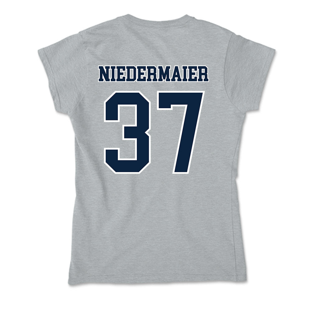 Xavier - NCAA Baseball : Roger Niedermaier - Soft Style Women’s T-Shirt-1