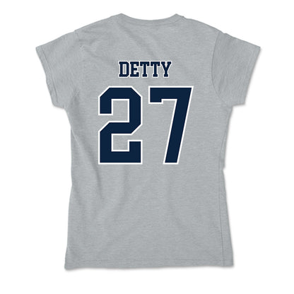 Xavier - NCAA Men's Soccer : Ely Detty - Soft Style Women’s T-Shirt-1
