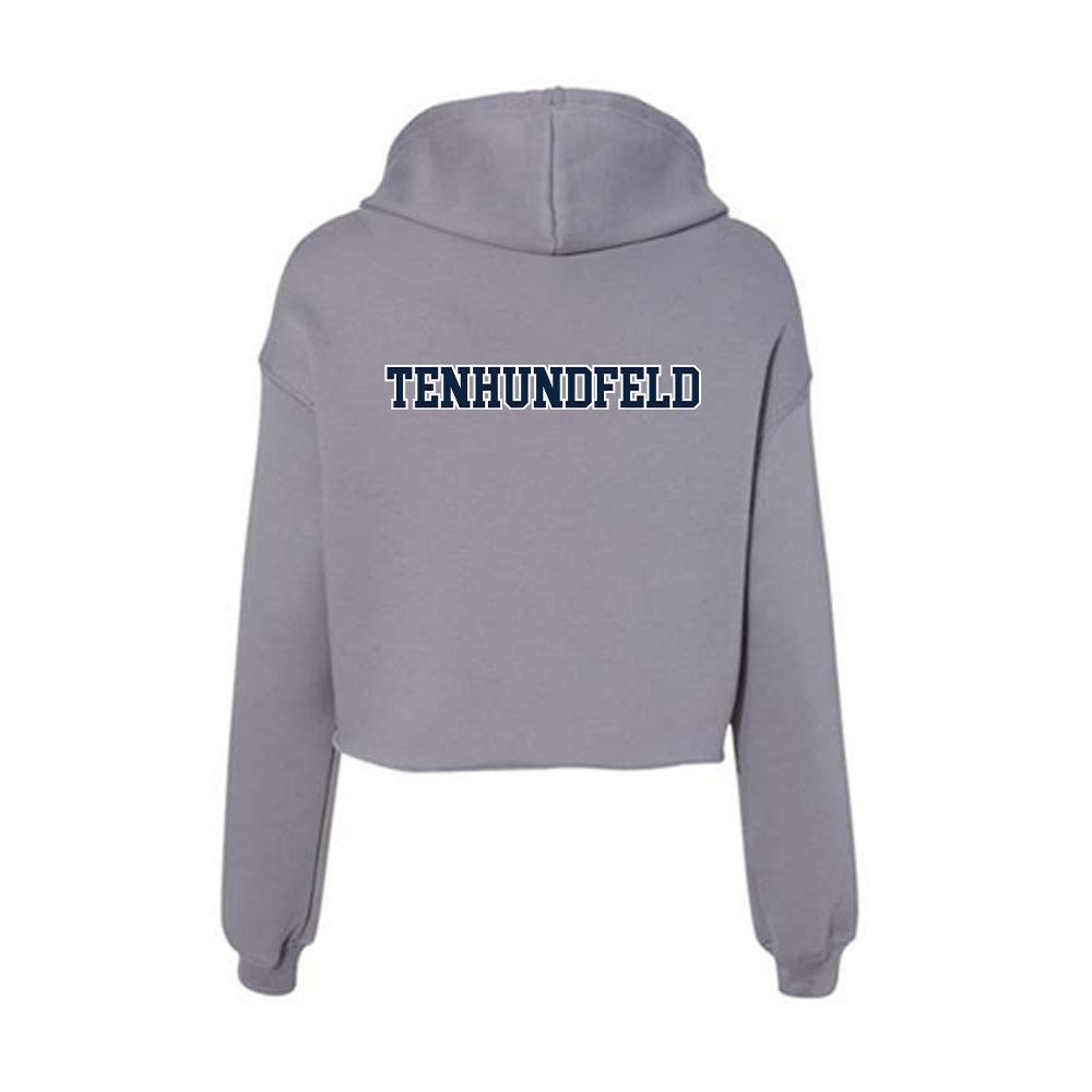 Xavier - NCAA Women's Swimming & Diving : Emma Tenhundfeld - Women's Crop Fleece Hoodie-1