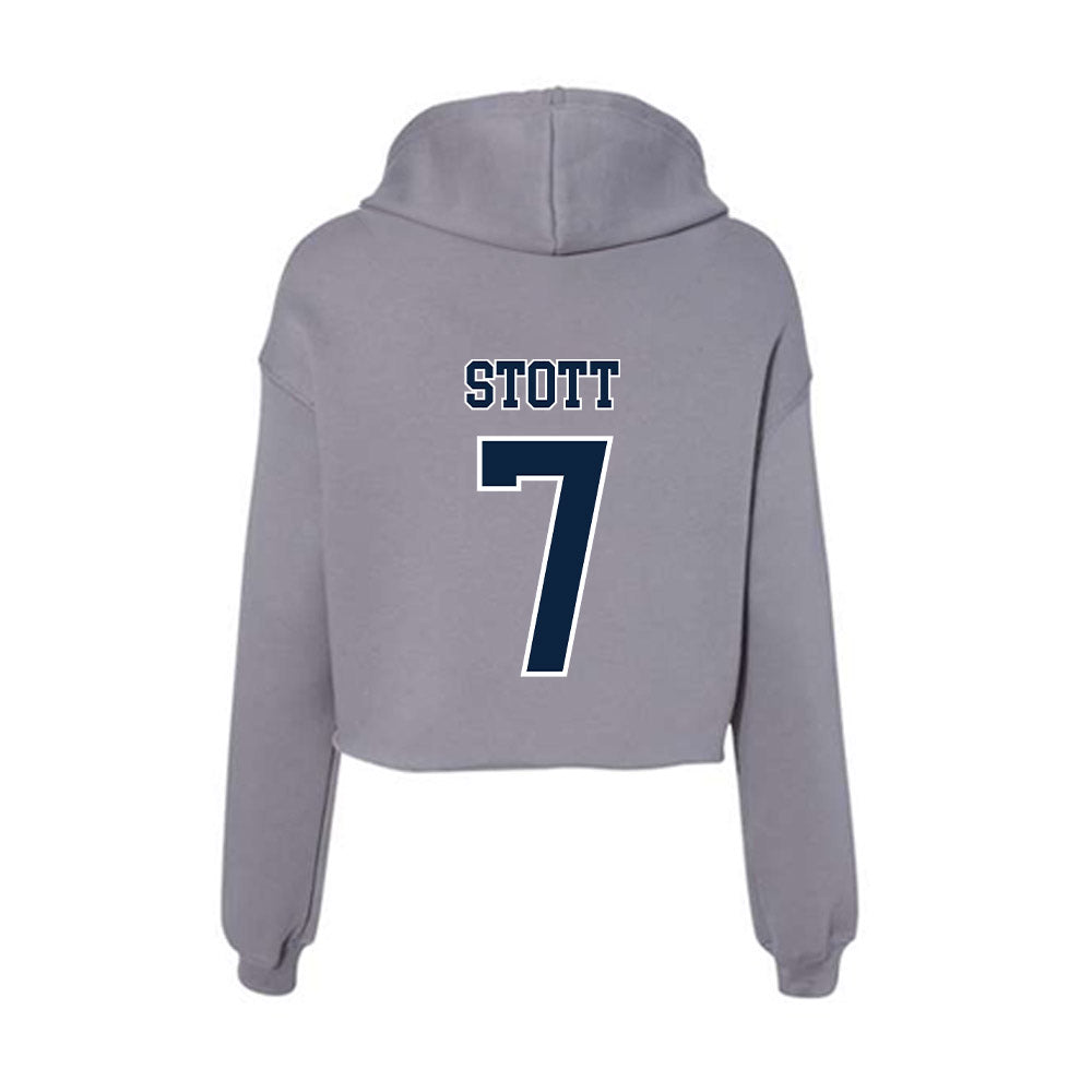 Xavier - NCAA Women's Soccer : Alivia Stott - Women's Crop Fleece Hoodie-1