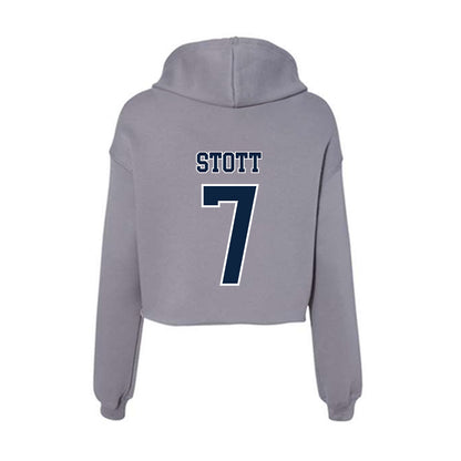 Xavier - NCAA Women's Soccer : Alivia Stott - Women's Crop Fleece Hoodie-1