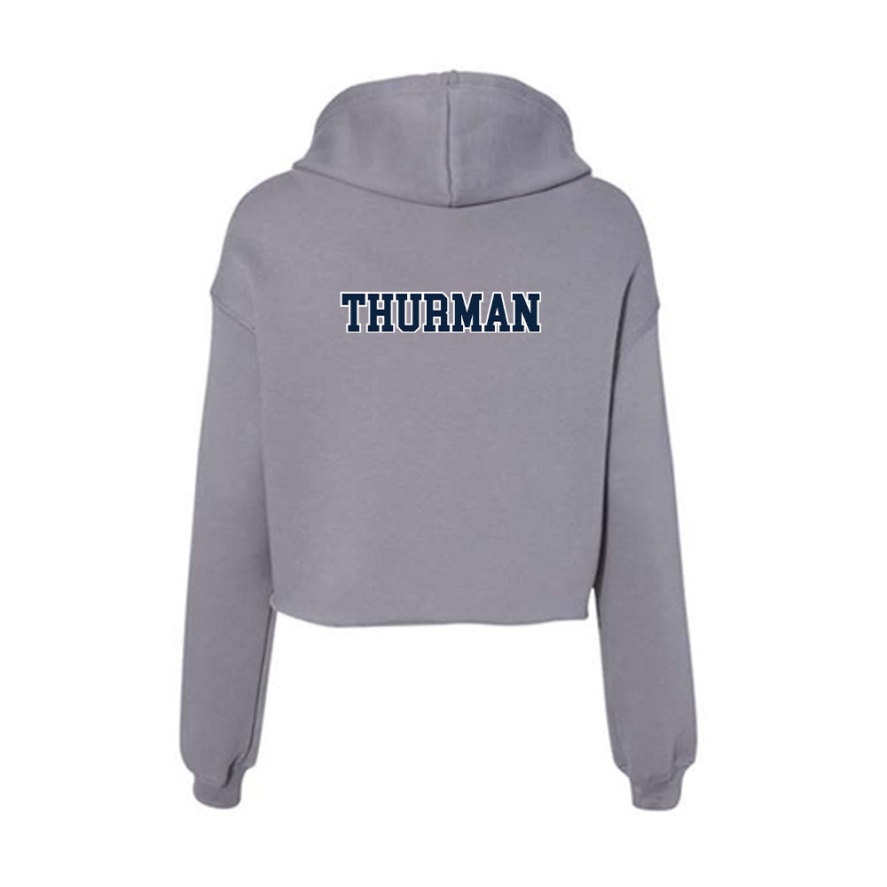 Xavier - NCAA Women's Cross Country : Anna Thurman - Women's Crop Fleece Hoodie-1
