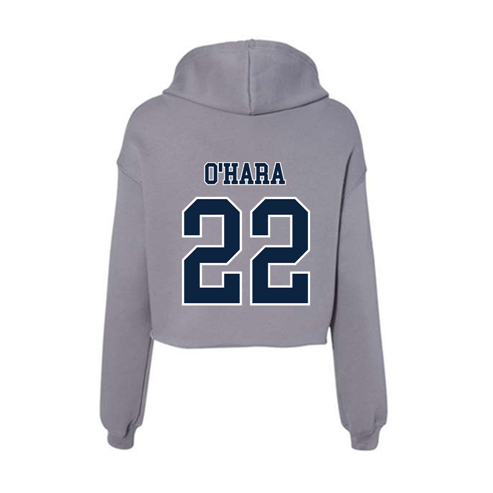 Xavier - NCAA Women's Lacrosse : Olivia O'Hara - Women's Crop Fleece Hoodie-1