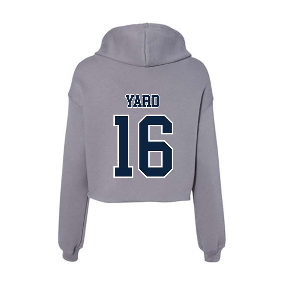Xavier - NCAA Women's Lacrosse : Cameron Yard - Women's Crop Fleece Hoodie-1