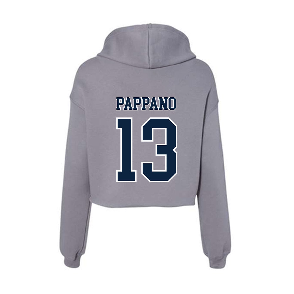 Xavier - NCAA Baseball : Luke Pappano - Women's Crop Fleece Hoodie-1