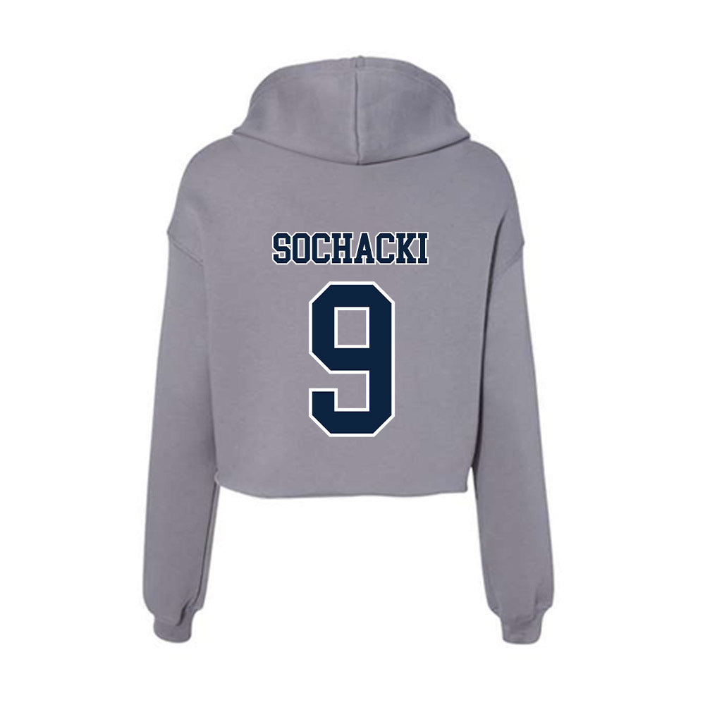 Xavier - NCAA Women's Soccer : Reese Sochacki - Women's Crop Fleece Hoodie-1