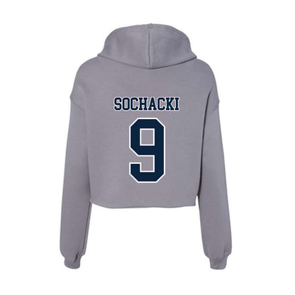 Xavier - NCAA Women's Soccer : Reese Sochacki - Women's Crop Fleece Hoodie-1