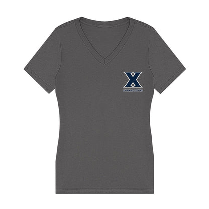 Xavier - NCAA Men's Swimming & Diving : Walker Simpson - Women's V-Neck T-Shirt-0