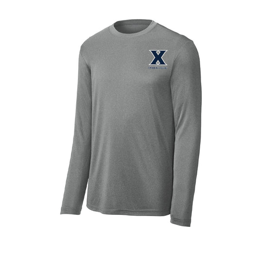 Xavier - NCAA Women's Swimming & Diving : Teegan Madara - Activewear Long Sleeve T-Shirt-0