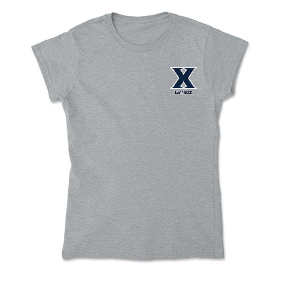 Xavier - NCAA Women's Lacrosse : Clare Goodrich - Soft Style Women’s T-Shirt-0