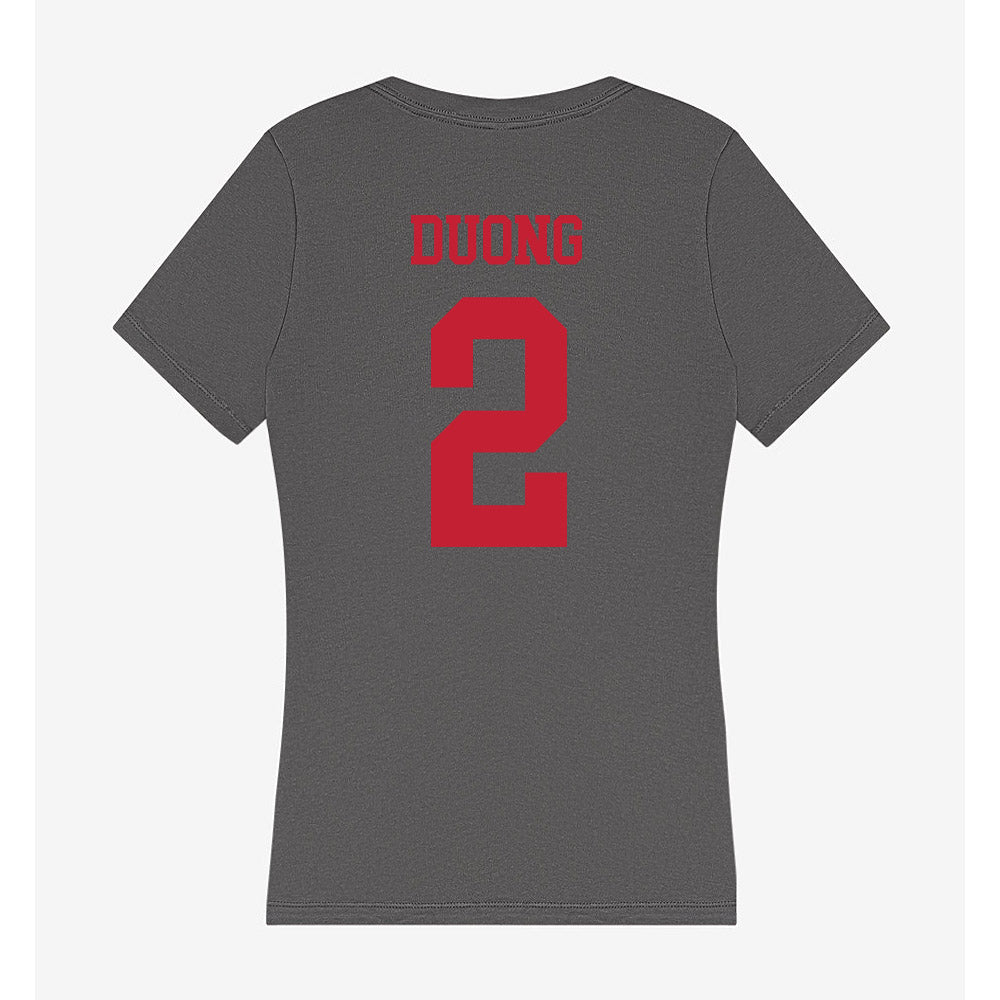 Seattle - NCAA Women's Volleyball : Elaina Duong - Women's V-Neck T-Shirt-1