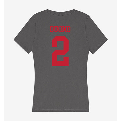 Seattle - NCAA Women's Volleyball : Elaina Duong - Women's V-Neck T-Shirt-1