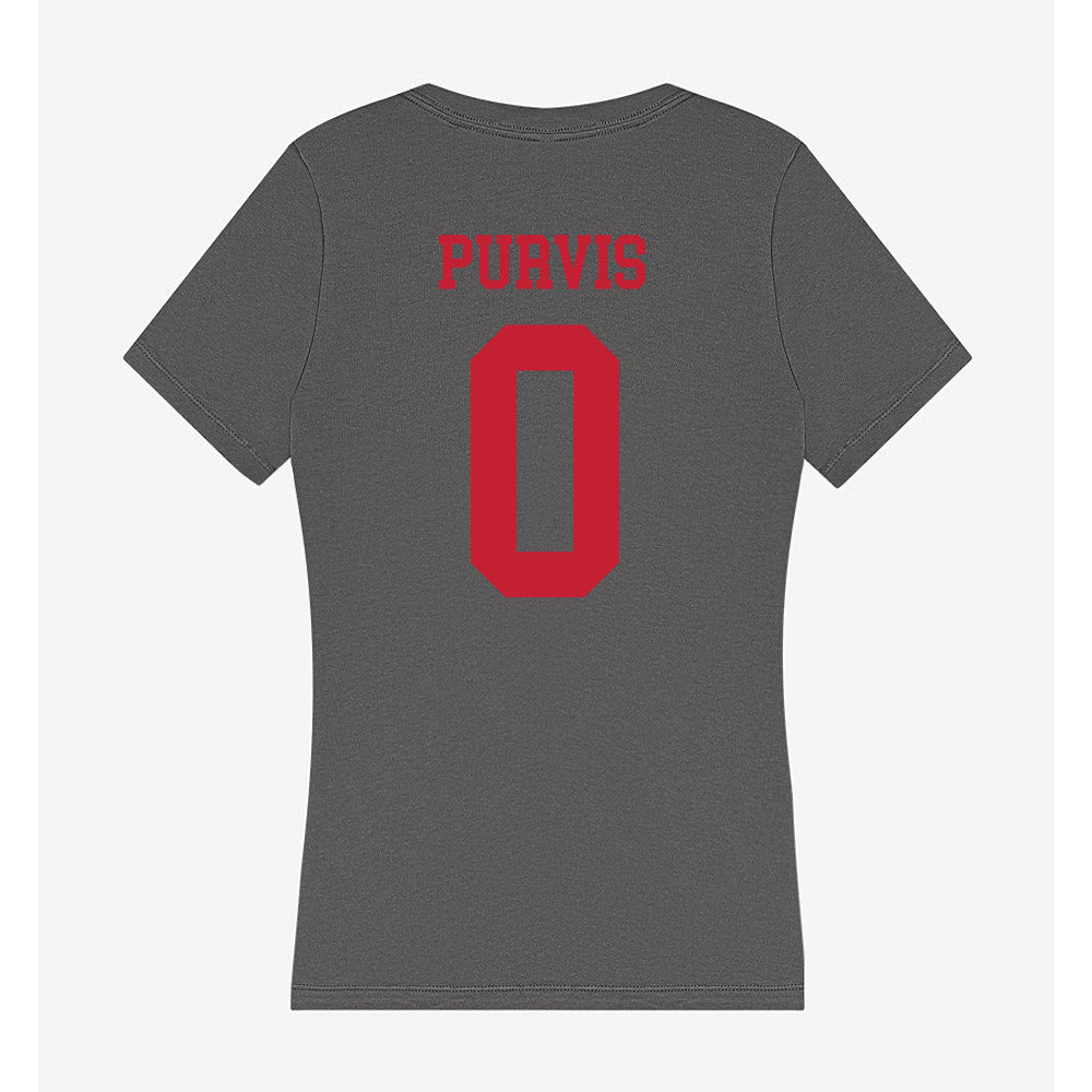 Seattle - NCAA Men's Soccer : Owen Purvis - Women's V-Neck T-Shirt-1