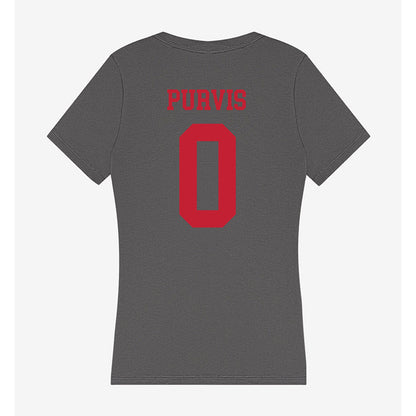 Seattle - NCAA Men's Soccer : Owen Purvis - Women's V-Neck T-Shirt-1