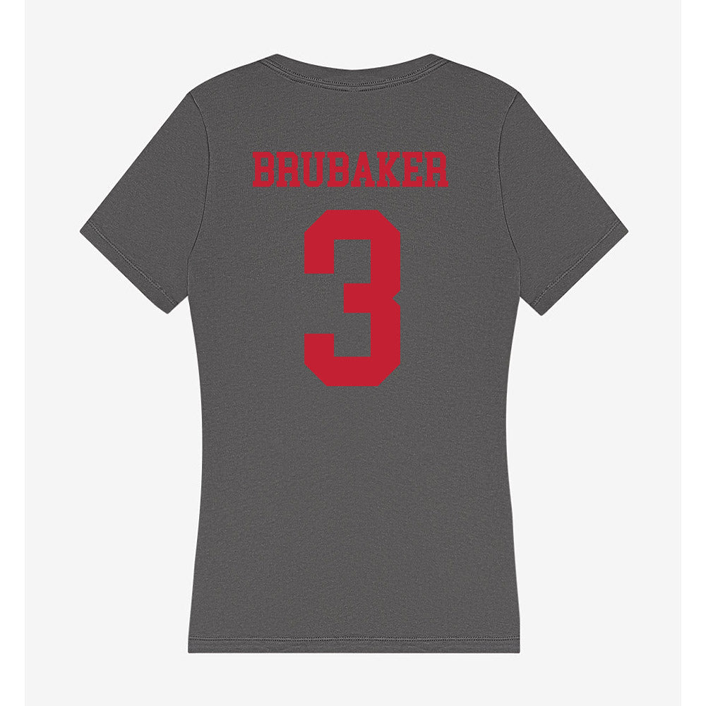 Seattle - NCAA Women's Basketball : Ella Brubaker - Women's V-Neck T-Shirt-1