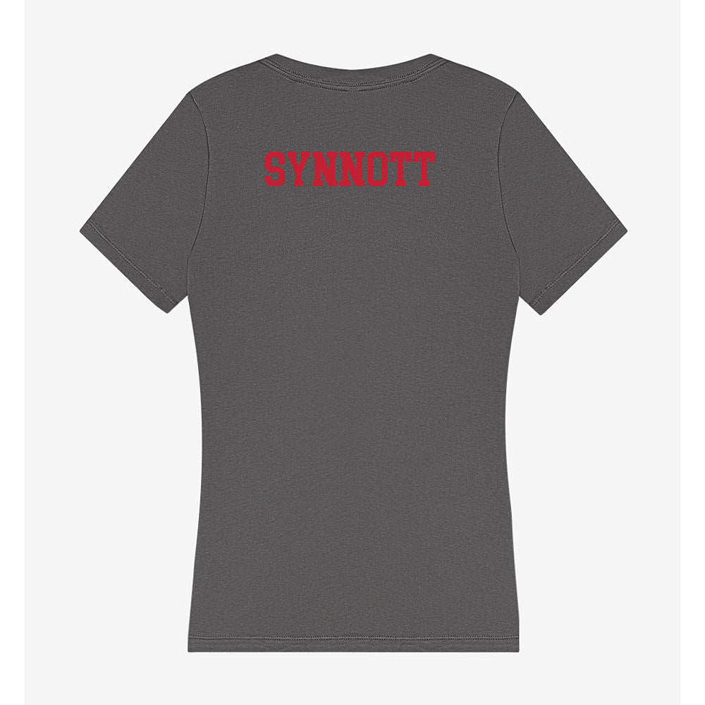 Seattle - NCAA Men's Swimming & Diving : Mathias Synnott - Women's V-Neck T-Shirt-1