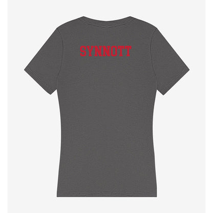 Seattle - NCAA Men's Swimming & Diving : Mathias Synnott - Women's V-Neck T-Shirt-1