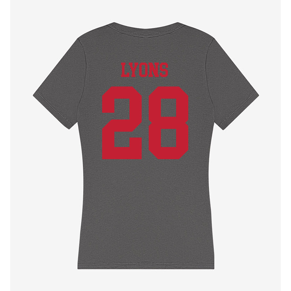Seattle - NCAA Women's Soccer : Amira Lyons - Women's V-Neck T-Shirt-1