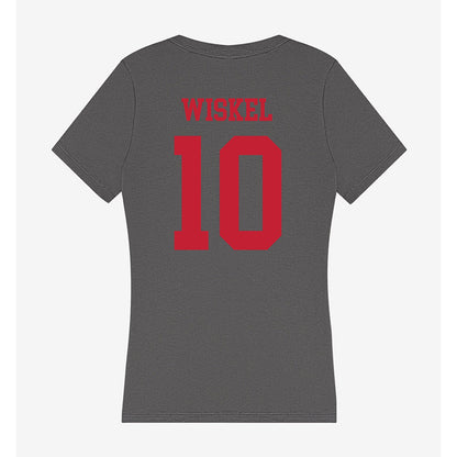 Seattle - NCAA Men's Soccer : Nico Wiskel - Women's V-Neck T-Shirt-1