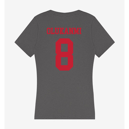 Seattle - NCAA Women's Volleyball : Orinayo Olukanmi - Women's V-Neck T-Shirt-1
