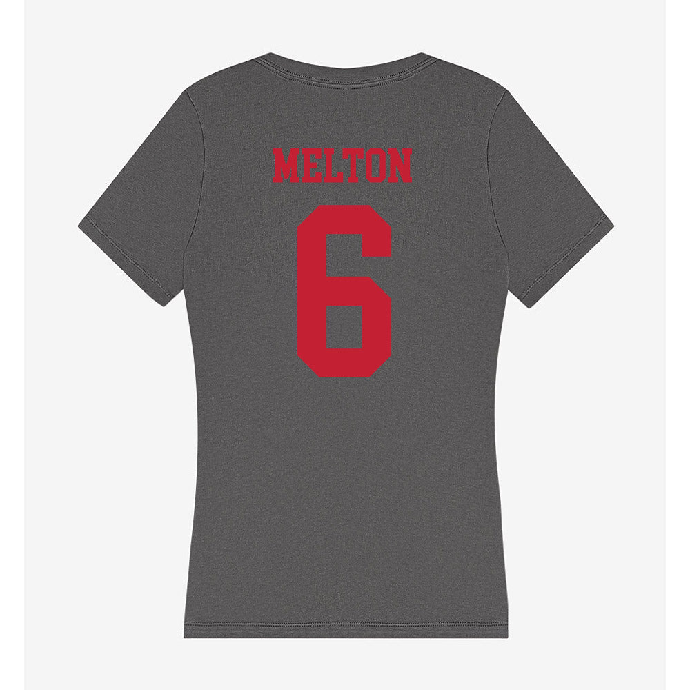 Seattle - NCAA Women's Volleyball : Teagan Melton - Women's V-Neck T-Shirt-1