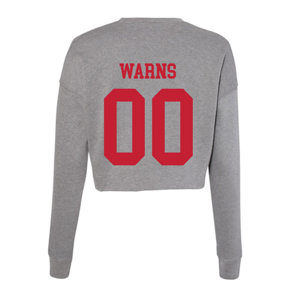 Seattle - NCAA Women's Soccer : Peyton Warns - Women's Cropped Crew Fleece-1