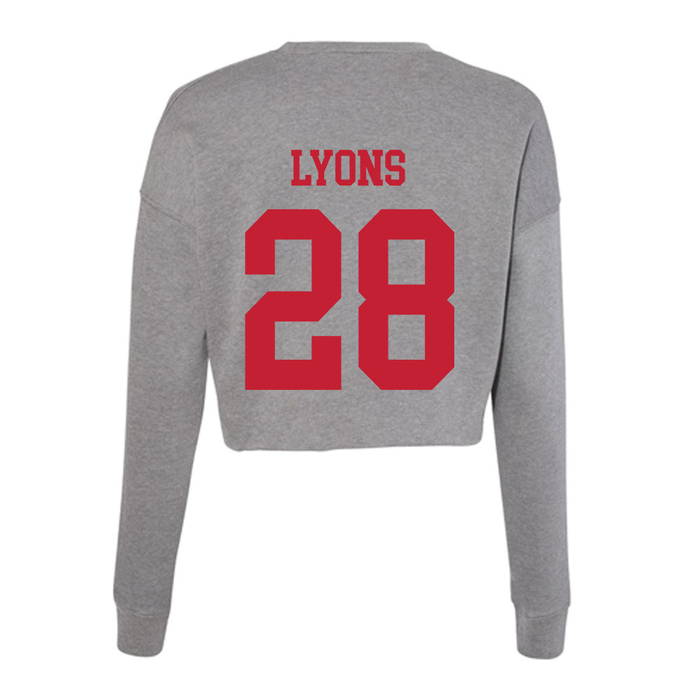 Seattle - NCAA Women's Soccer : Amira Lyons - Women's Cropped Crew Fleece-1