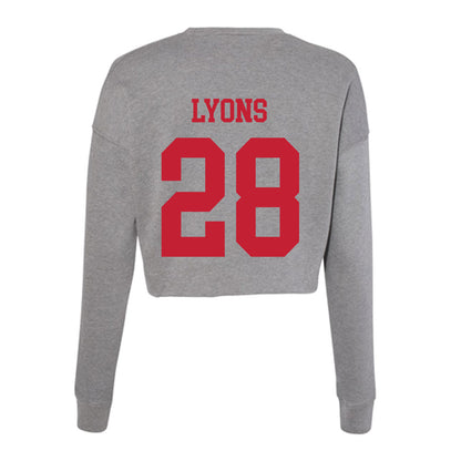 Seattle - NCAA Women's Soccer : Amira Lyons - Women's Cropped Crew Fleece-1